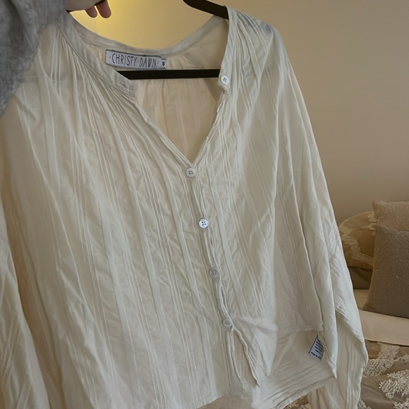 Christy dawn white blouse - Picture 7 of 7